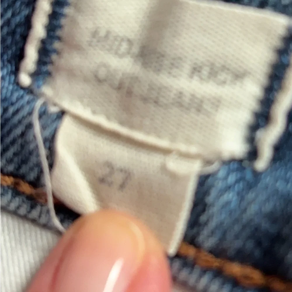 Madewell Midrise Kick out jeans some stretch - Picture 3 of 4
